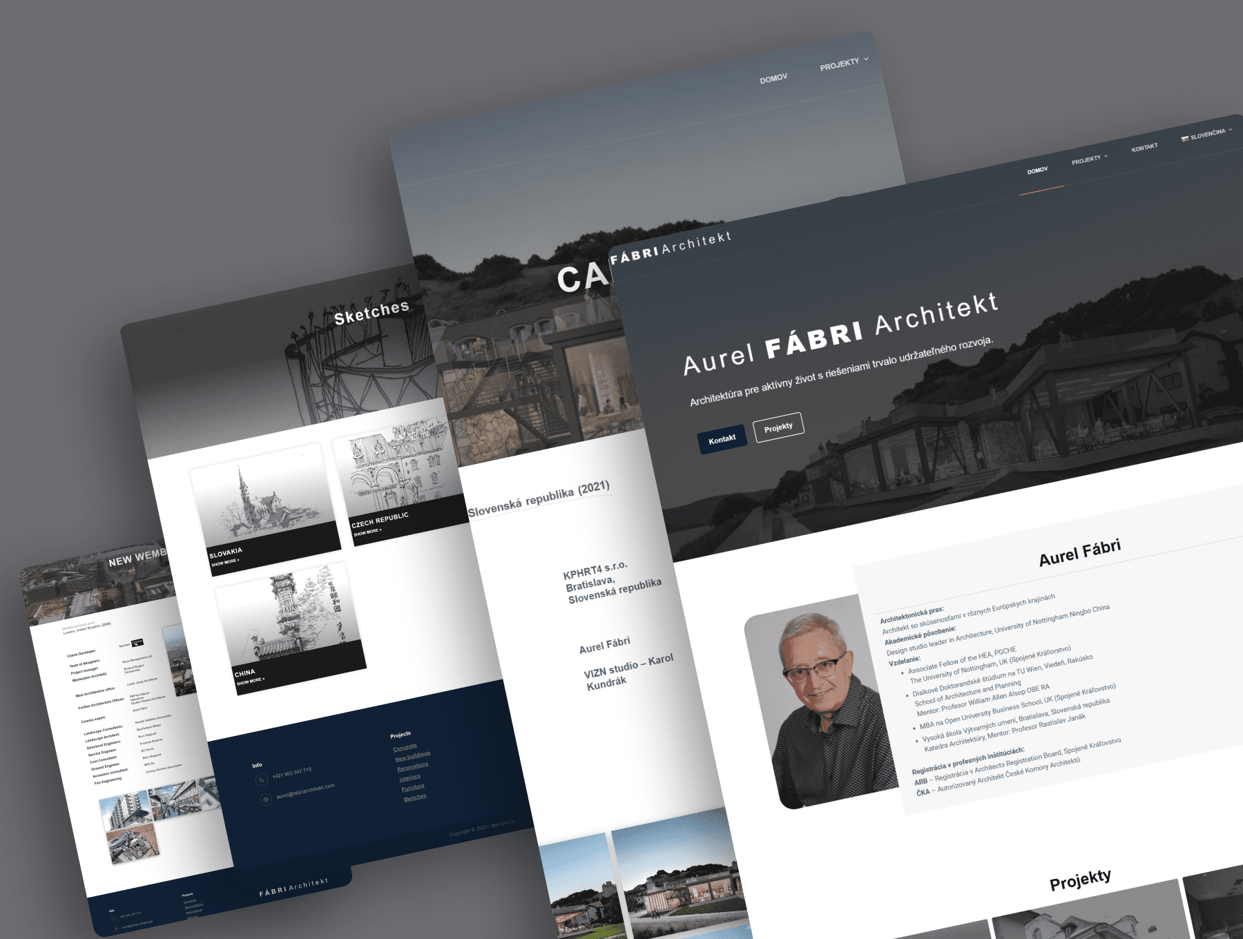 Fabriarchitekt – banner plnej šírky