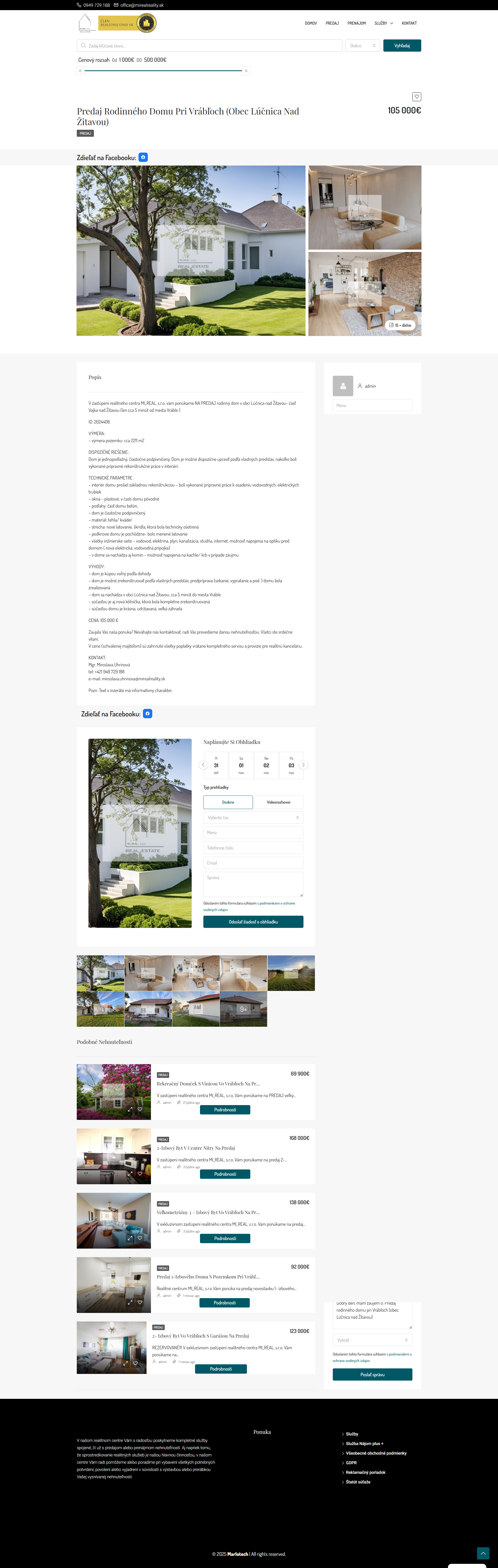 Detail nehnuteľnosti