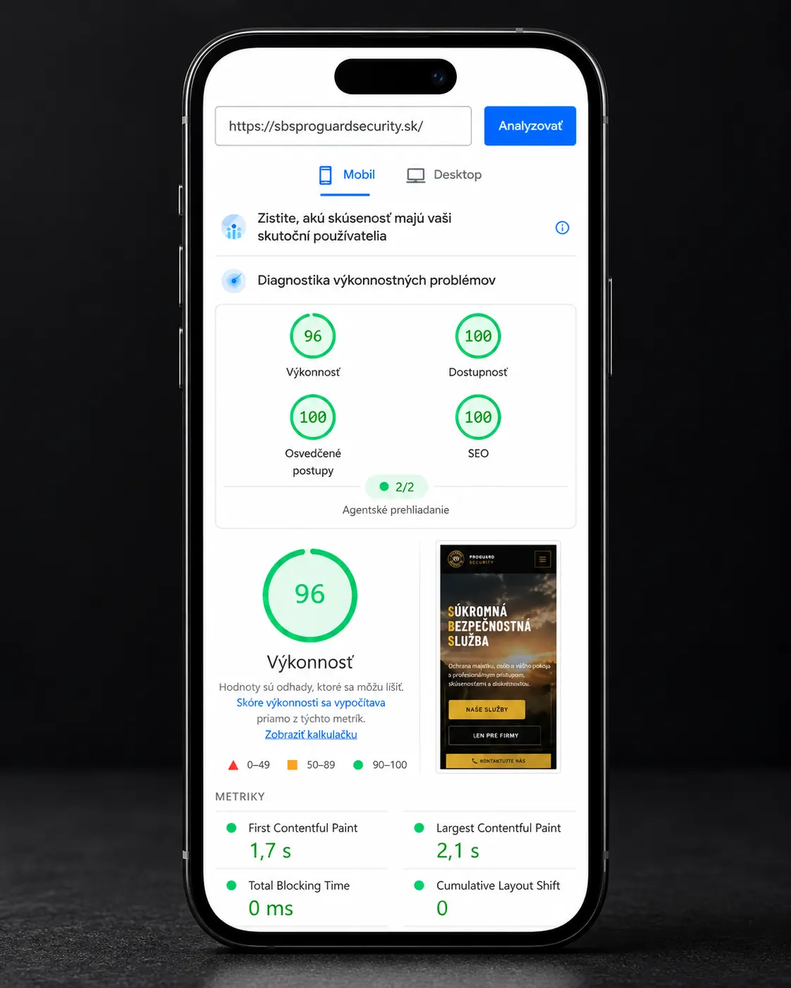 ProGuard Security (SBS, Nitra) – ukážka 4